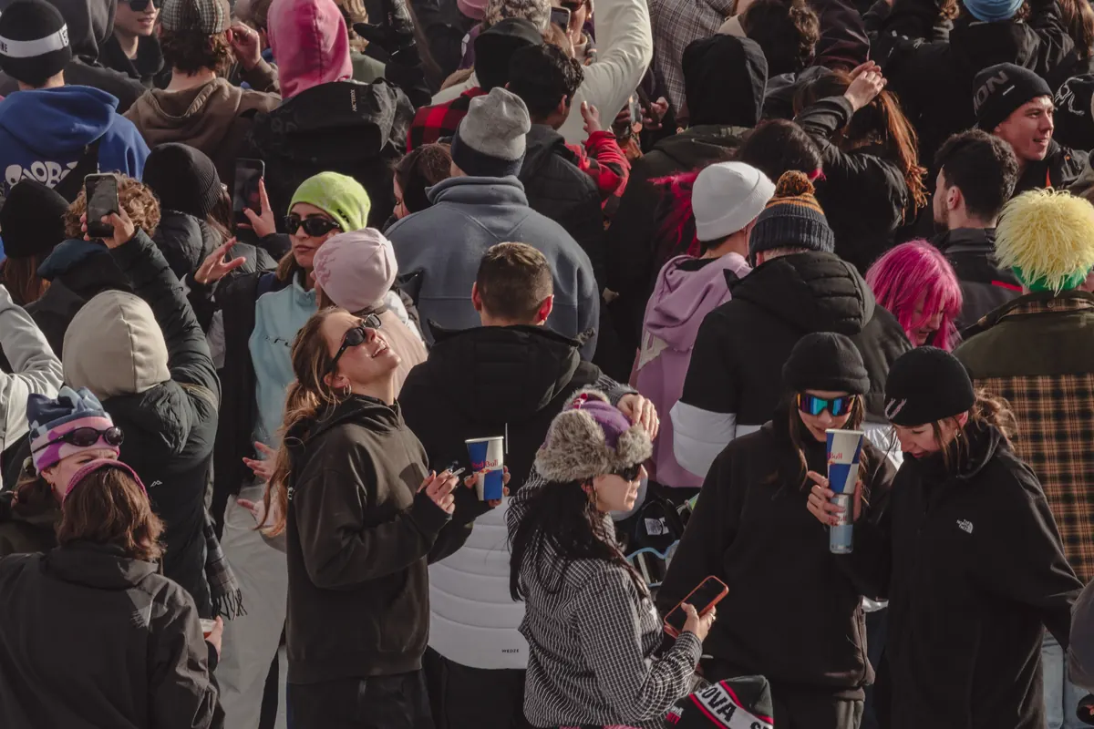 Guests in the crowd