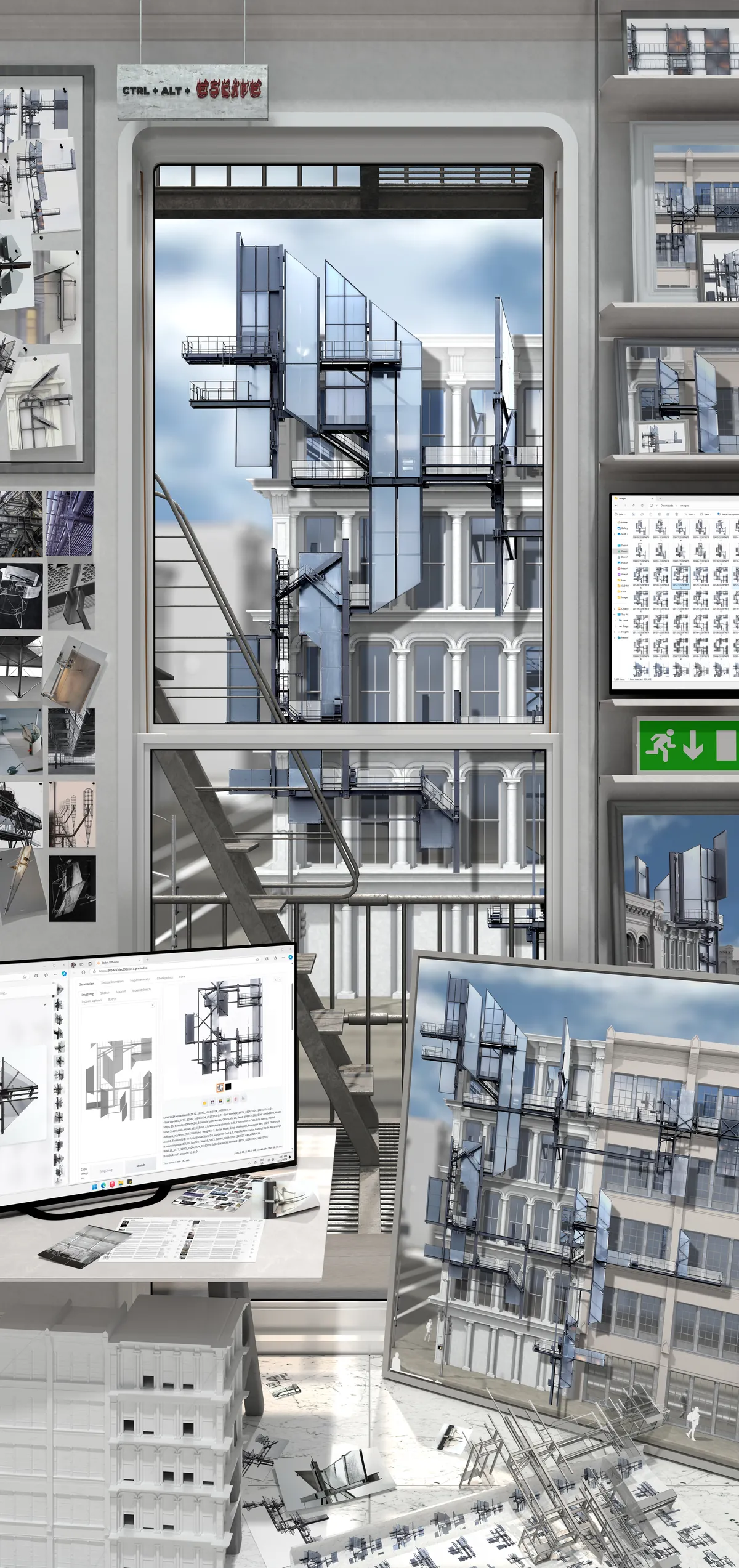 Thesis presentation panel for Ctrl + Alt + Escape