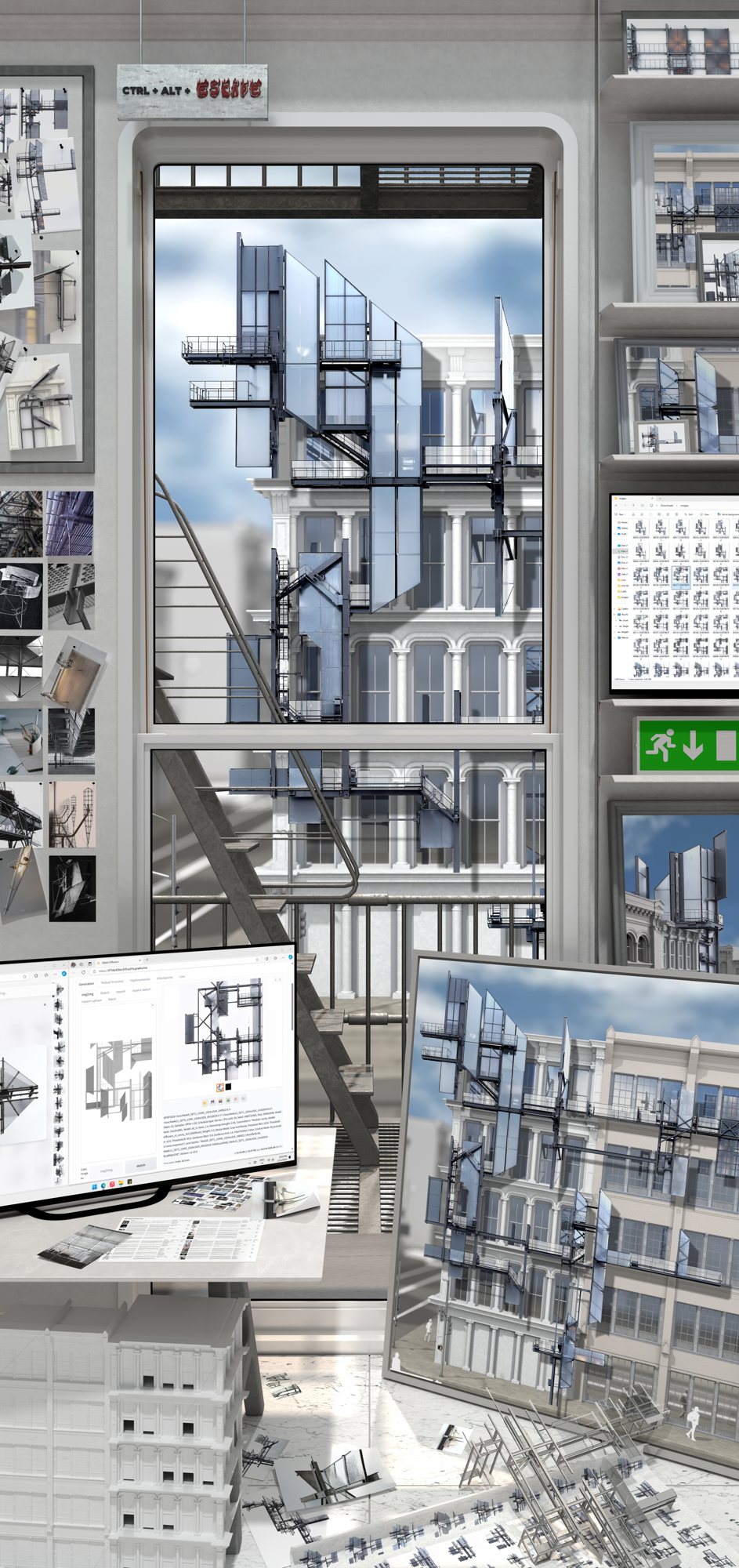 Full thesis presentation panel for Ctrl + Alt + Escape